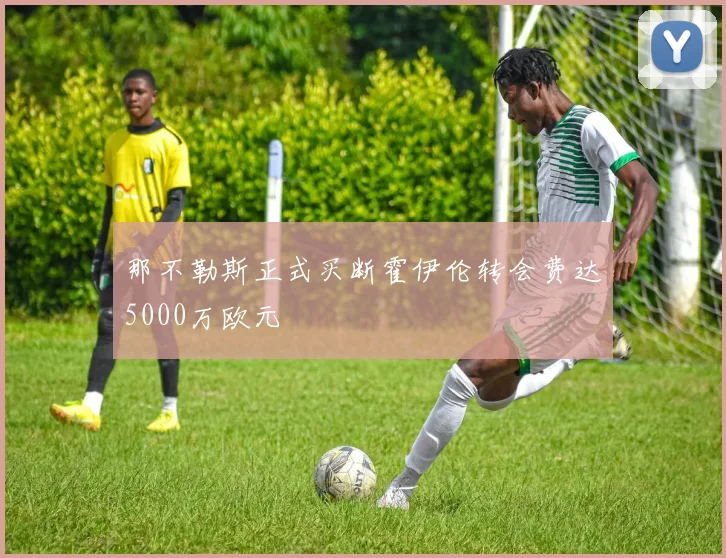 那不勒斯正式买断霍伊伦转会费达5000万欧元